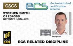 Gate Safe Installer ECS Card